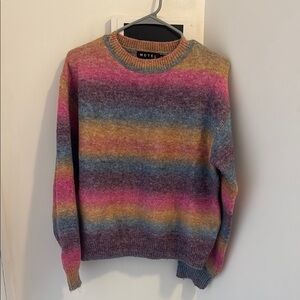 Motel Rocks Multicolor Striped Women's Sweater